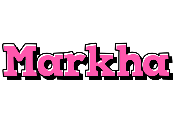 Markha girlish logo