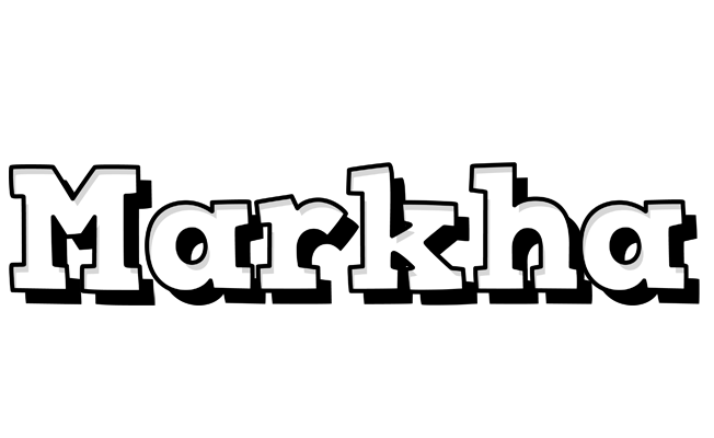 Markha snowing logo