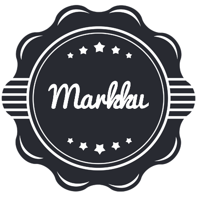 Markku badge logo