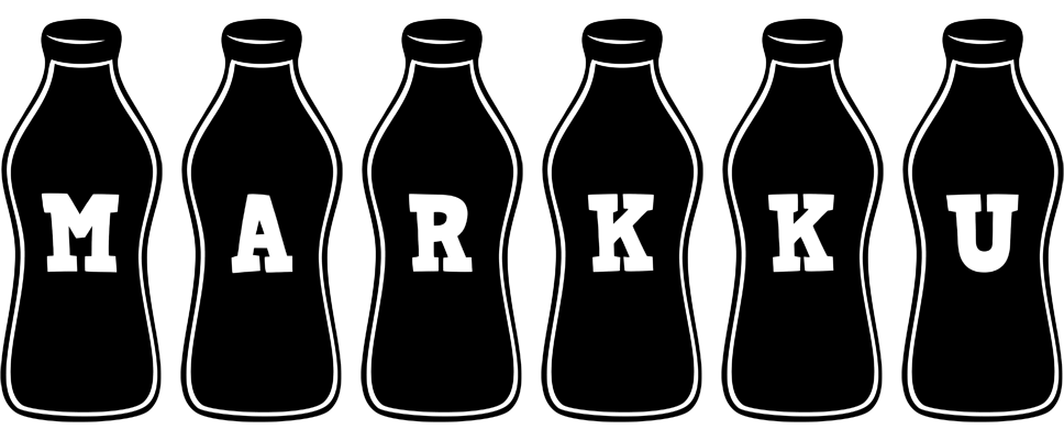 Markku bottle logo