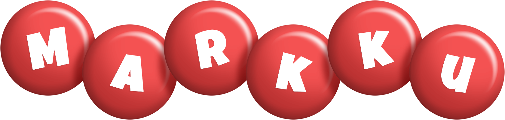 Markku candy-red logo