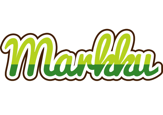 Markku golfing logo