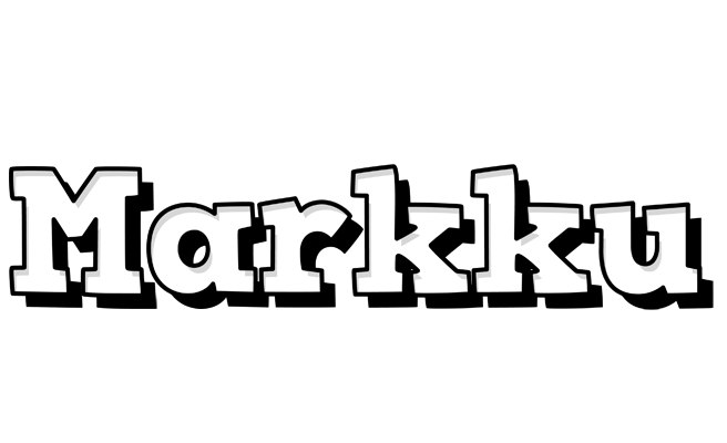 Markku snowing logo