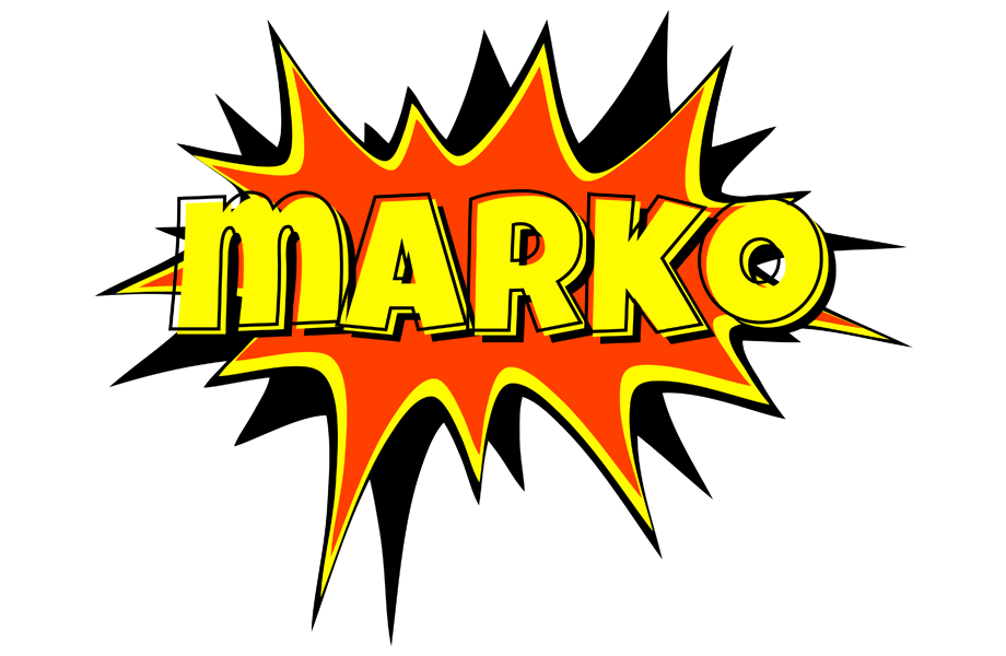Marko bazinga logo