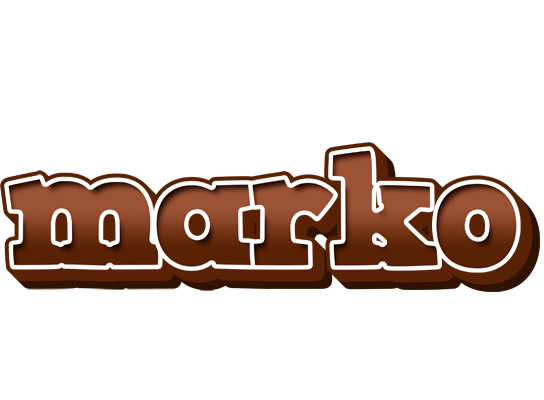 Marko brownie logo