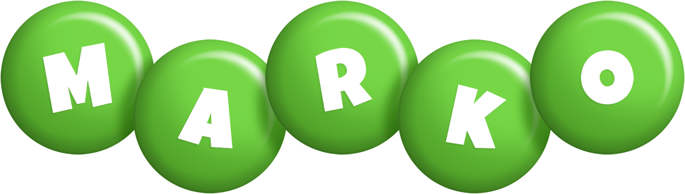 Marko candy-green logo