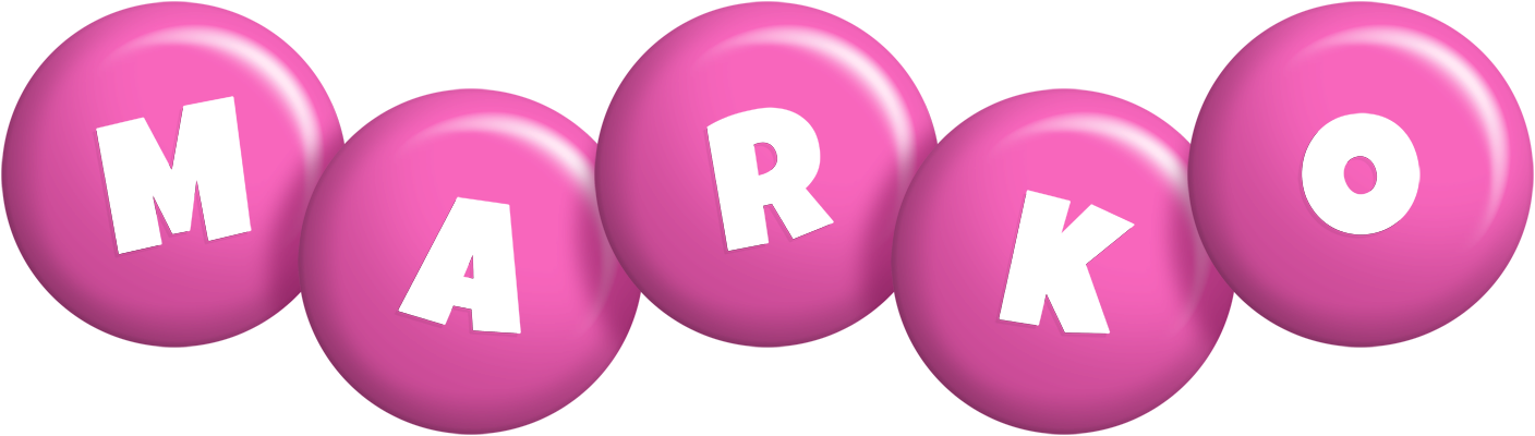 Marko candy-pink logo