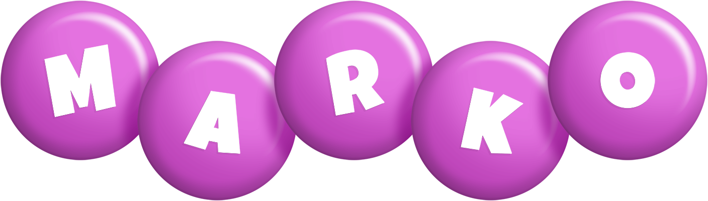 Marko candy-purple logo