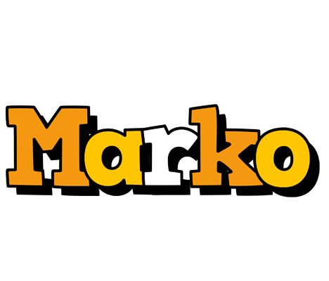 Marko cartoon logo