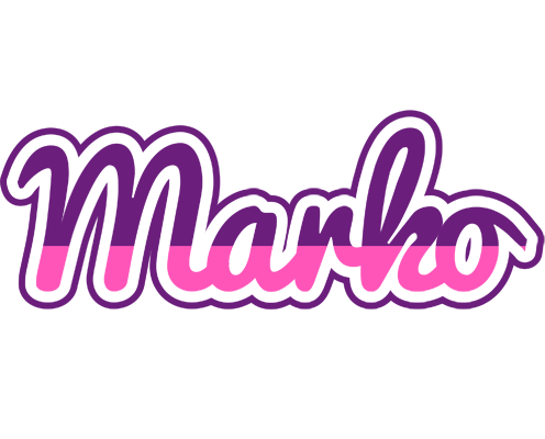 Marko cheerful logo