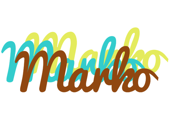 Marko cupcake logo