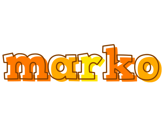 Marko desert logo