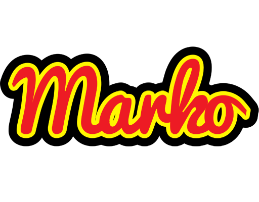 Marko fireman logo