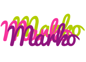 Marko flowers logo