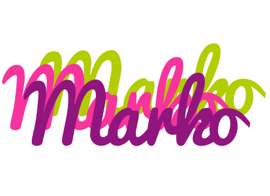 Marko flowers logo