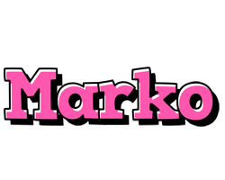 Marko girlish logo