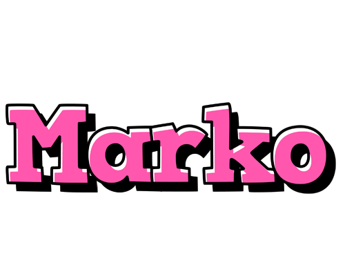 Marko girlish logo