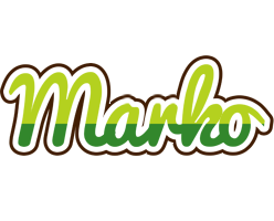 Marko golfing logo