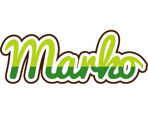 Marko golfing logo