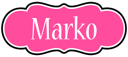 Marko invitation logo