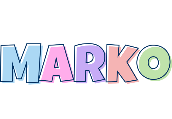 Marko pastel logo