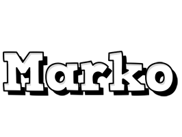 Marko snowing logo