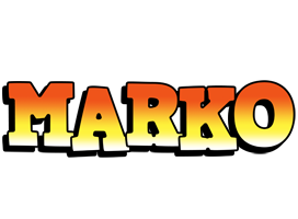 Marko sunset logo