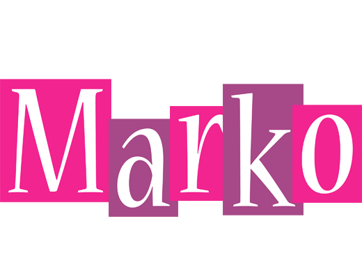 Marko whine logo