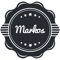 Markos badge logo