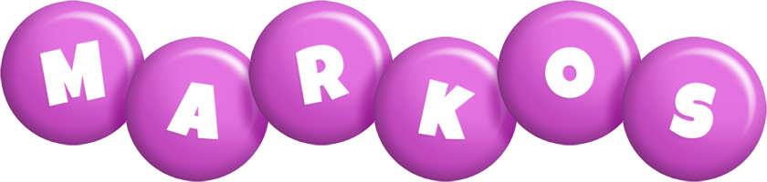 Markos candy-purple logo