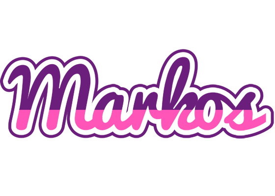 Markos cheerful logo