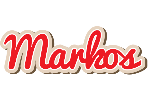 Markos chocolate logo