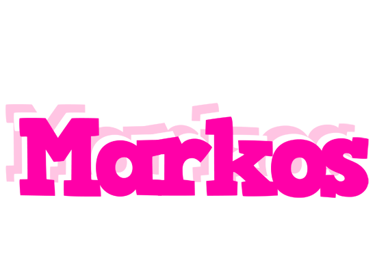 Markos dancing logo