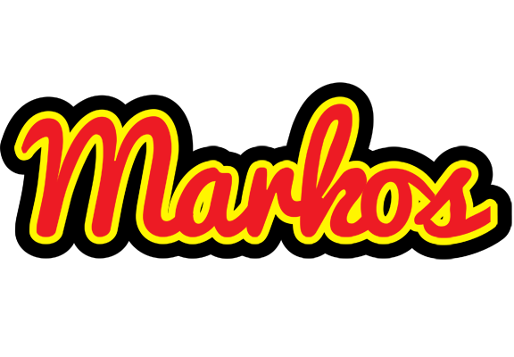 Markos fireman logo