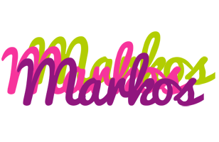 Markos flowers logo