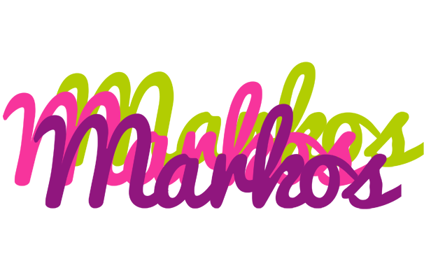 Markos flowers logo