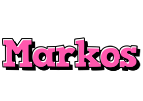 Markos girlish logo