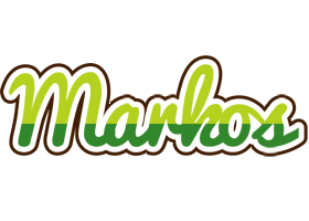 Markos golfing logo