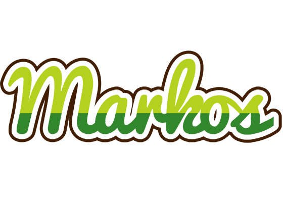 Markos golfing logo