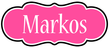 Markos invitation logo