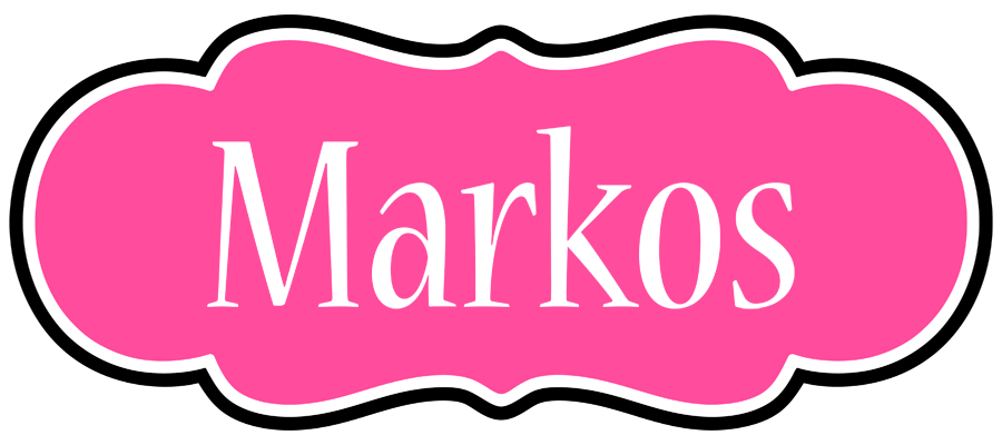 Markos invitation logo