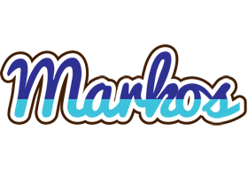 Markos raining logo