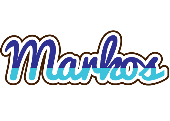 Markos raining logo