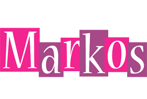 Markos whine logo