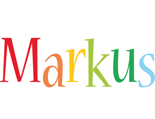 Markus birthday logo