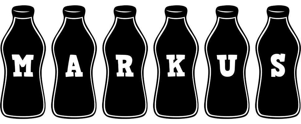 Markus bottle logo