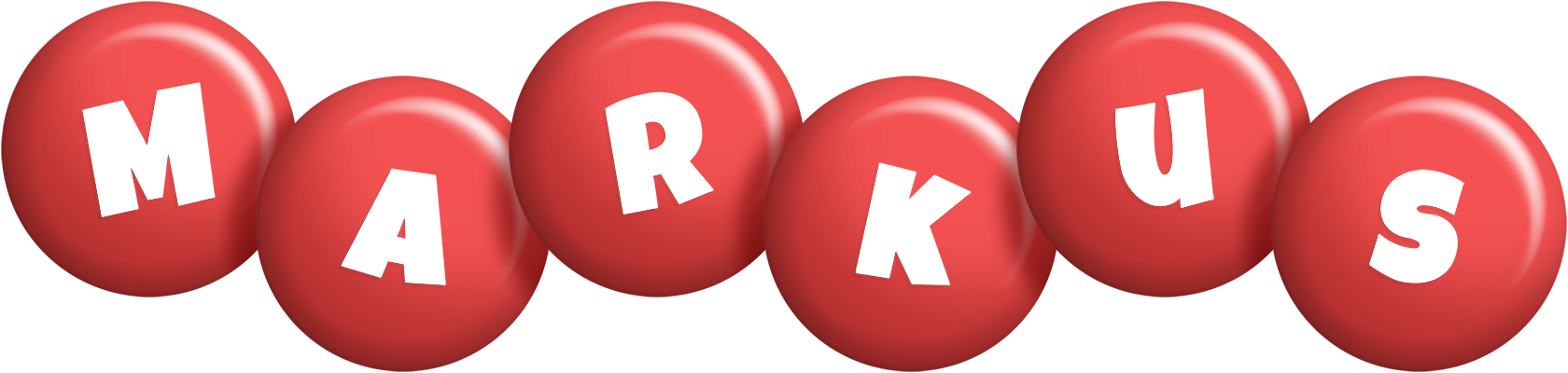 Markus candy-red logo