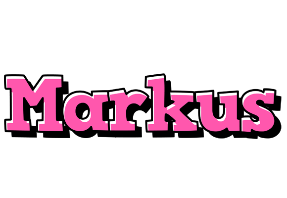 Markus girlish logo