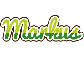 Markus golfing logo