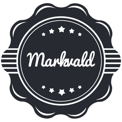 Markvald badge logo
